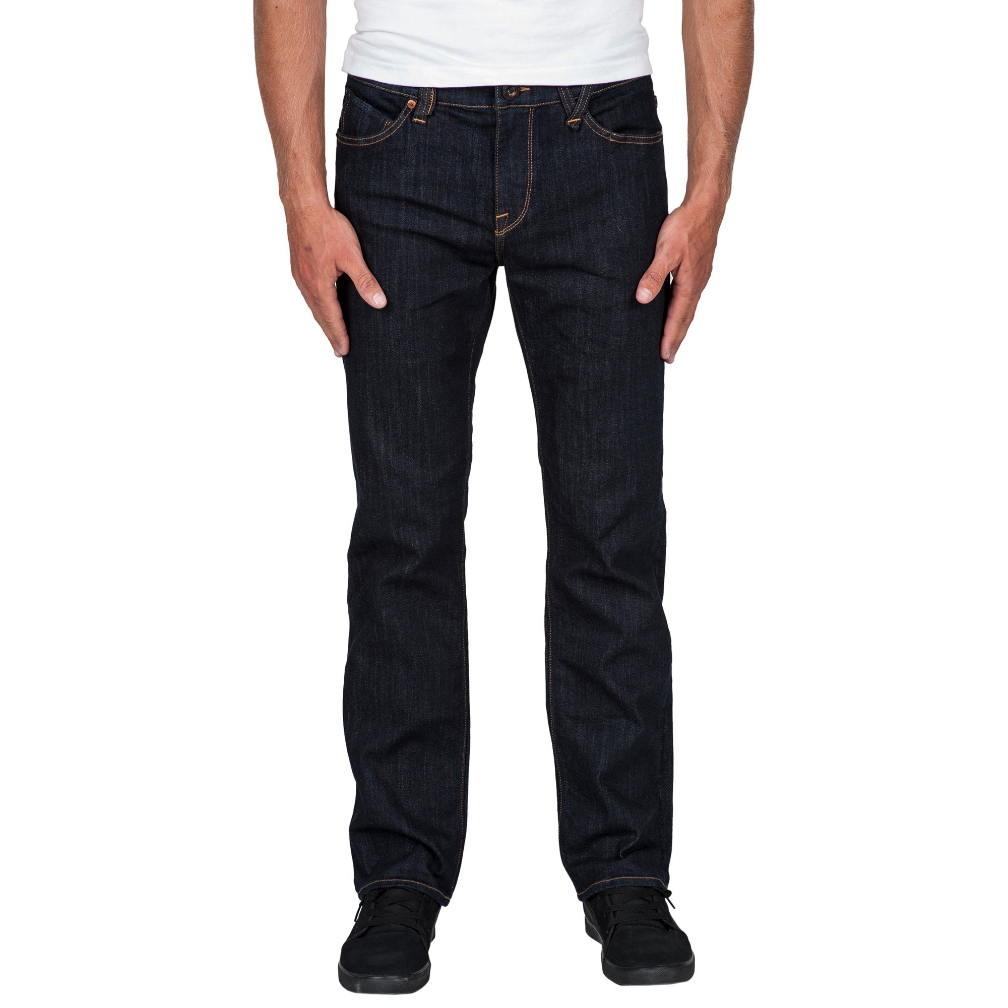 Volcom Men's Solver Denim Jean, Rinse, 28W x 32L