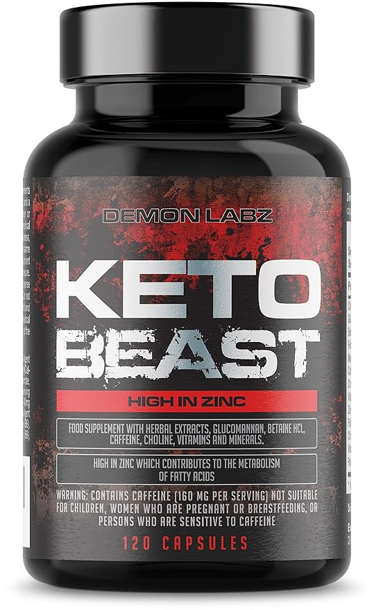 Keto Beast Ultimate Keto Pills for The Keto Diet HIGH Strength in BIOTIN 180 Vegetarian