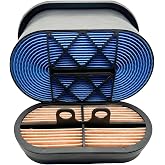 Primary &amp; Secondary Air Filter Set 32/925682/3 87037984/5 for John Deere | JCB New Holland and Case-IH Agricultural Equipment P608533/0975 87356351/7353 RE253518/9 6501484/3092M1