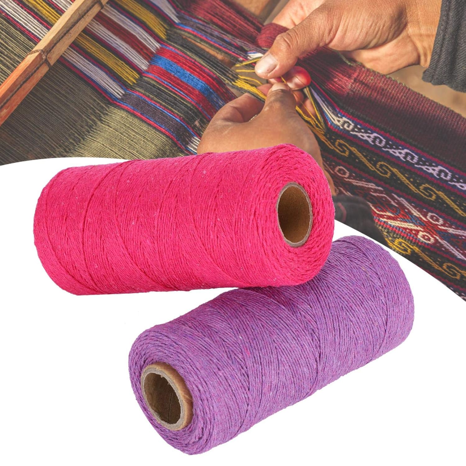 Strength 2PCS 8/4 Warp Crochet Yarn Yarn Skeins bing for Knitting