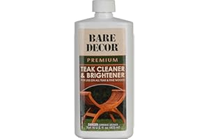 Bare Decor Premium Teak Cleaner for Home & Marine Use, 16oz