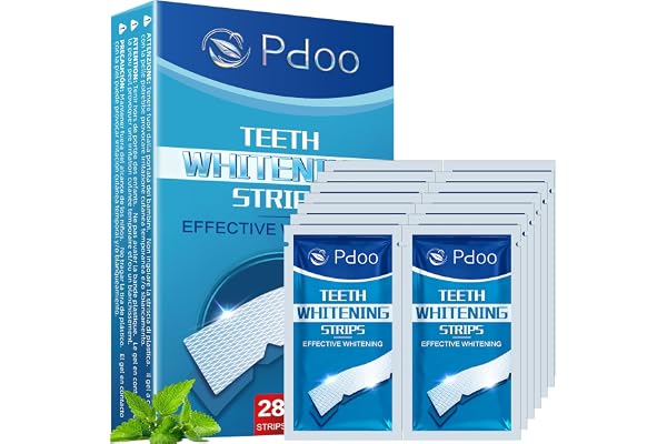 Whitening Strips 14 Treatments for Stain Remover | Effective Tooth Whitening in 7-Days while Sensitivity-Free and Enamel-Safe