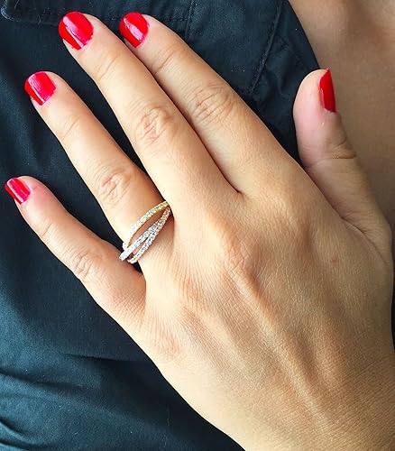 Amazon Com 1 50ctw Prong Set Eternity Band Wedding Band
