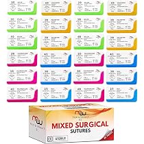 Lot de 24 fils de sutures avec aiguille – Pratique des compétences ...