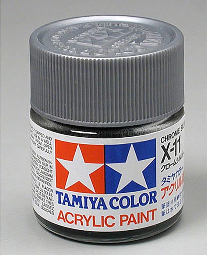 Amazon Co Jp タミヤ タミヤカラー アクリル塗料 光沢 X 11 クロームシルバー ドラッグストア