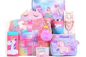 LiYiQ Unicorn Gifts: Birthday Ideas, Kawaii Toys in Pink for Daughter, Niece, Granddaughter