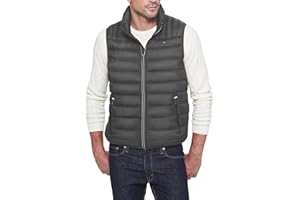 Tommy Hilfiger Men's Lightweight Packable Puffer Vest Jacket