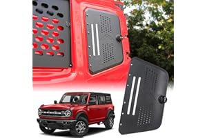 Kyostar tailgate table storage Box with Light for 2021-2025 Ford Bronco Lockable Organizer, Ford Bronco Hidden Storage Organizer Accessories(Not for Bronco Sport)