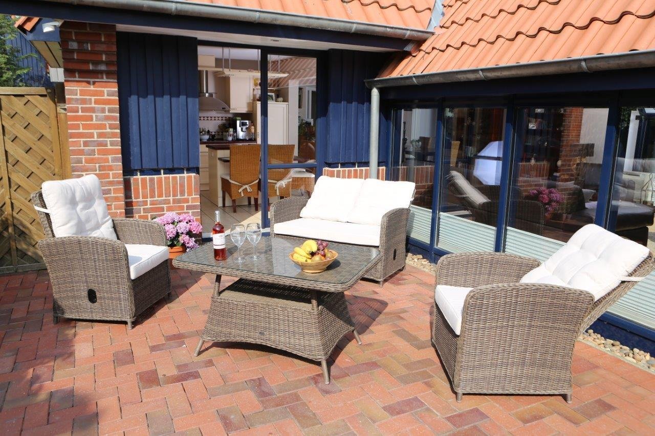 Destiny Loungegruppe Merano Vintage Braun Vario Loungeset Sofaset