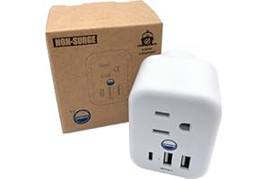 CRUISE ON Cruise Approved Power Strip Non Surge Protector for Cruise Ship Multi Plug, 6 Outlets, 2 USB-A, 1 USB-C, & 3 AC Outlet for Carnival, Celebrity, Princess, Norwegian & Major Lines in 2025 & 2026