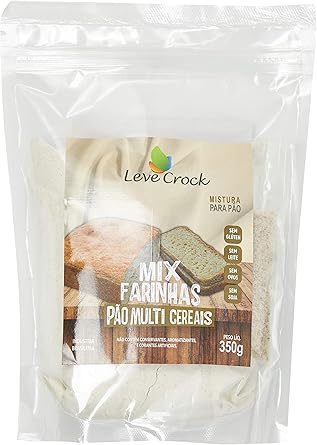 Mix Para Pão Multicereais Leve Crock 350g