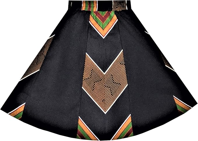 black and gold african attire