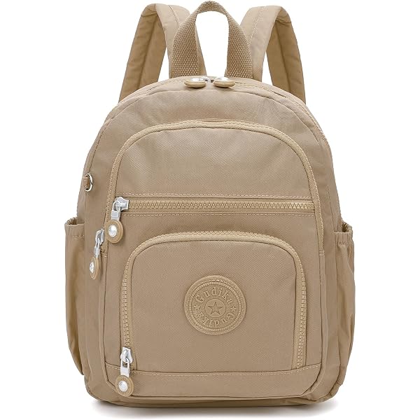 black and brown leather backpack purse Piel Leather 9821 Small Drawstring Backpack