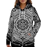 PAGYMO Graphic Hoodies for Women Cute Print Funny Designed Trendy Cool Colorful Novelty Fashion Pullover Hooded Sweatshirt