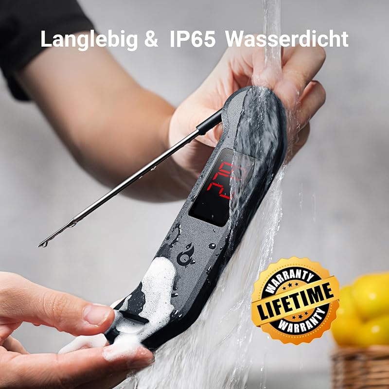 F1 Stealth Profi Fleischthermometer Digital 1s Sofortanzeige