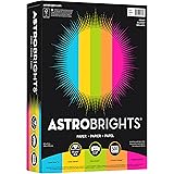 Neenah Astrobrights® Bright Color Paper, Letter Size Paper, 24 lb, Assorted Colors, 500 Sheets
