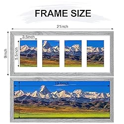 Vittanly 8x20 Collage Picture Frame, Displays 4Pcs
