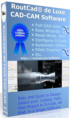 CAD-CAM CNC Lathe Software for Mach 3-4, Linux CNC, EMC2, Fanuc