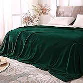 BEDELITE Fleece Blanket King Size Blankets for Bed, Luxury Plush Cozy Fuzzy Blanket 108x90 inches, Super Soft Warm Lightweight Throw Blanket All Seasons Suitable, Forest Green