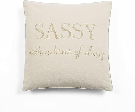 Amazon Com Lush Decor Sassy Decorative Throw Pillow 20 X 20