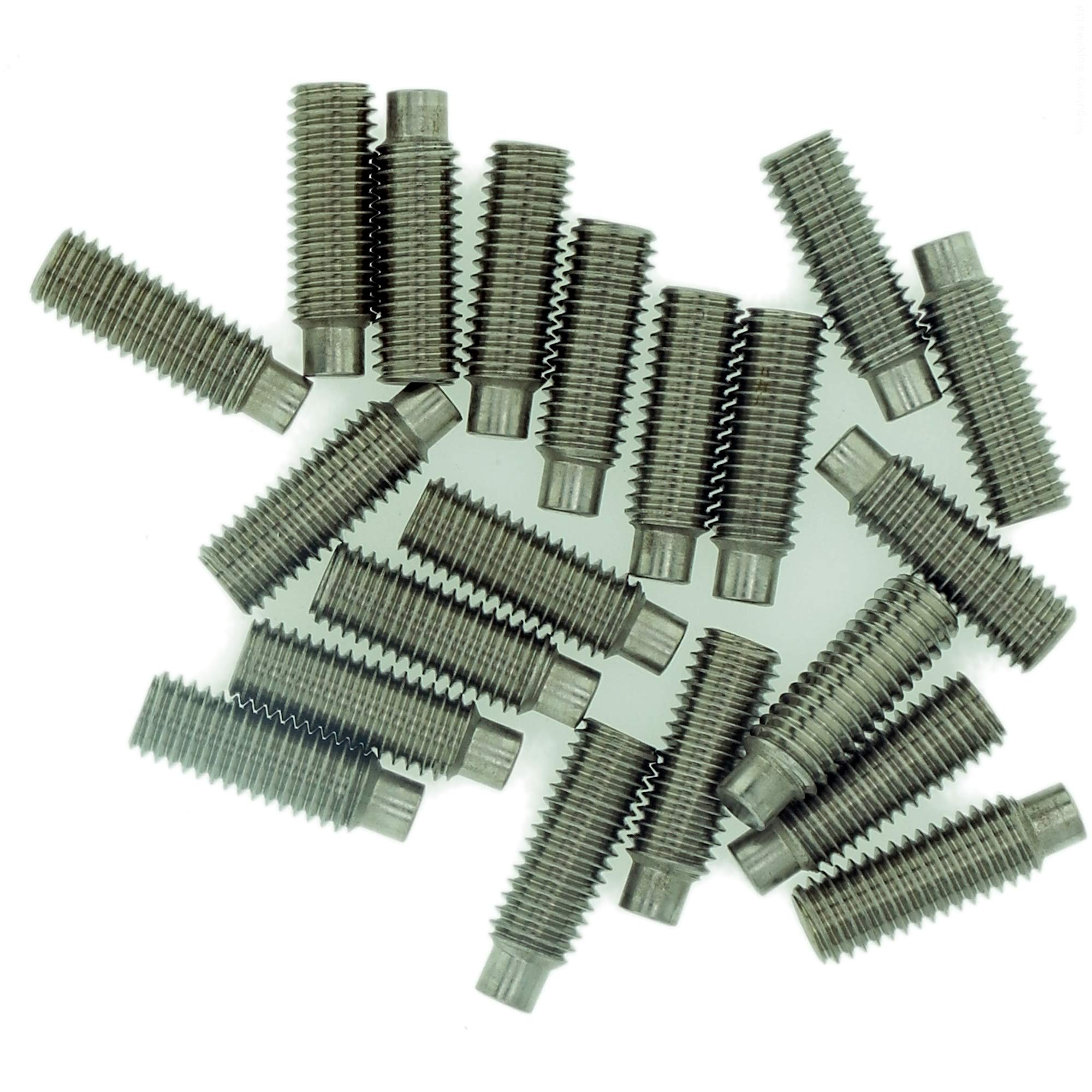 M2 (2mm x 5mm) Hex Socket Grub Screw (Dog Point) - Stainless Steel (A2) (Pack of 20)