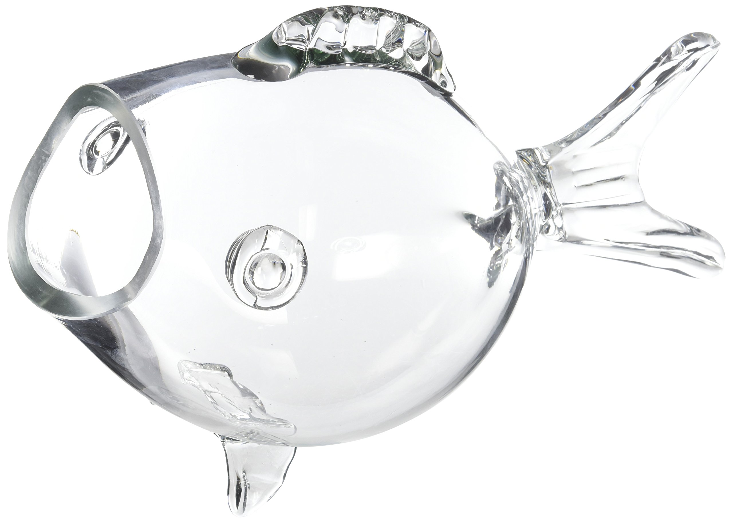 Home Essentials 786460172302 CLEAR FISH BOWL CLEAR FISH SHAPED BOWL