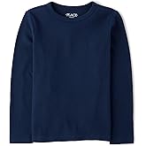 The Children's Place Boys Long Sleeve Thermal Henley Knit Shirts