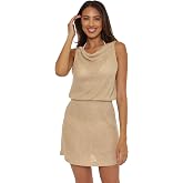 BECCA Gilded Cowl Neck Dress