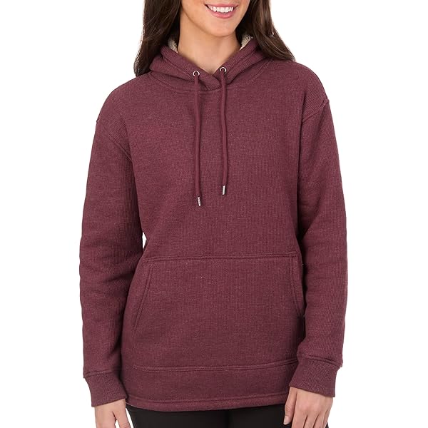 RevolutionRace Trekker Hoodie Women's Fleece Jacket Great For Hiking And Outdoor Adventures, Black/Anthracite, S - View #6
