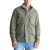 Buffalo David Bitton Men's Shirt Style Shacket Jacket, Army Green, X-Large