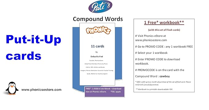 Patis Phonics Compound Words Put-it-up Cards