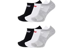 New Balance Unisex Adult Performance Flat Knit Socks, Assorted, 10-13, 6-Pack