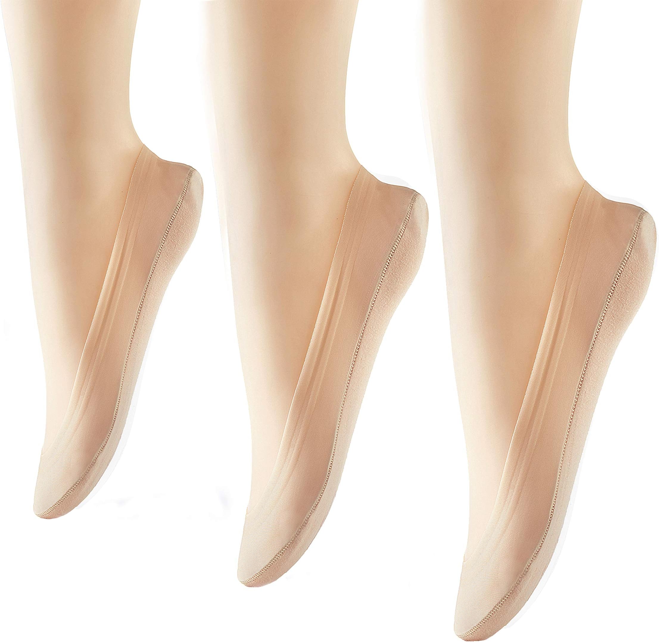 3/8 Pairs Bamboo Fiber Women Ultra Low Cut Socks TRULY No Show Non Slip Liner Socks Cotton Invisible Socks for Summer Boat Shoes Loafers and Sneakers