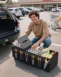 HOTOR Trunk Organizer for Car & SUV, Sturdy Car