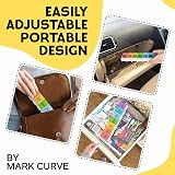 Mark Curve Portable Weekly Pill Box Organiser 7 Day Easy Open Lid view 6