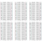 ELEGOO 6PCS 400 Point Breadboard Kit Solderless Breadboards for Arduino Project Small Bread Board Electronics for Circuits PC