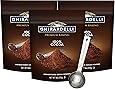 Ghirardelli Unsweetened Cocoa Powder Pouch 8 Ounce (Pack of 3) with Limited Edition Measuring Spoon