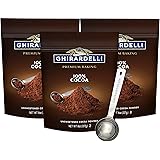 Ghirardelli Unsweetened Cocoa Powder Pouch 8 Ounce (Pack of 3) with Limited Edition Measuring Spoon