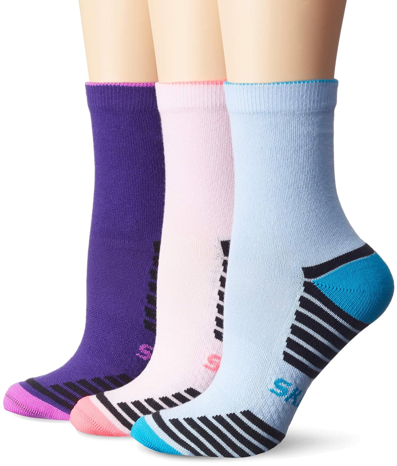 Skechers Socks Women's Socks (Pack of 3) Amazon.co.uk Clothing
