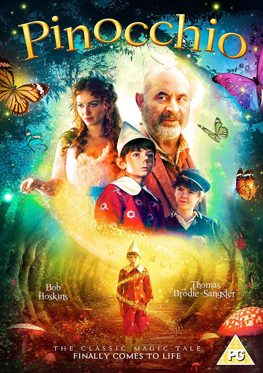 Pinocchio [DVD] Amazon.co.uk Bob Hoskins, Thomas BrodieSangster, Robbie Kay DVD & Bluray