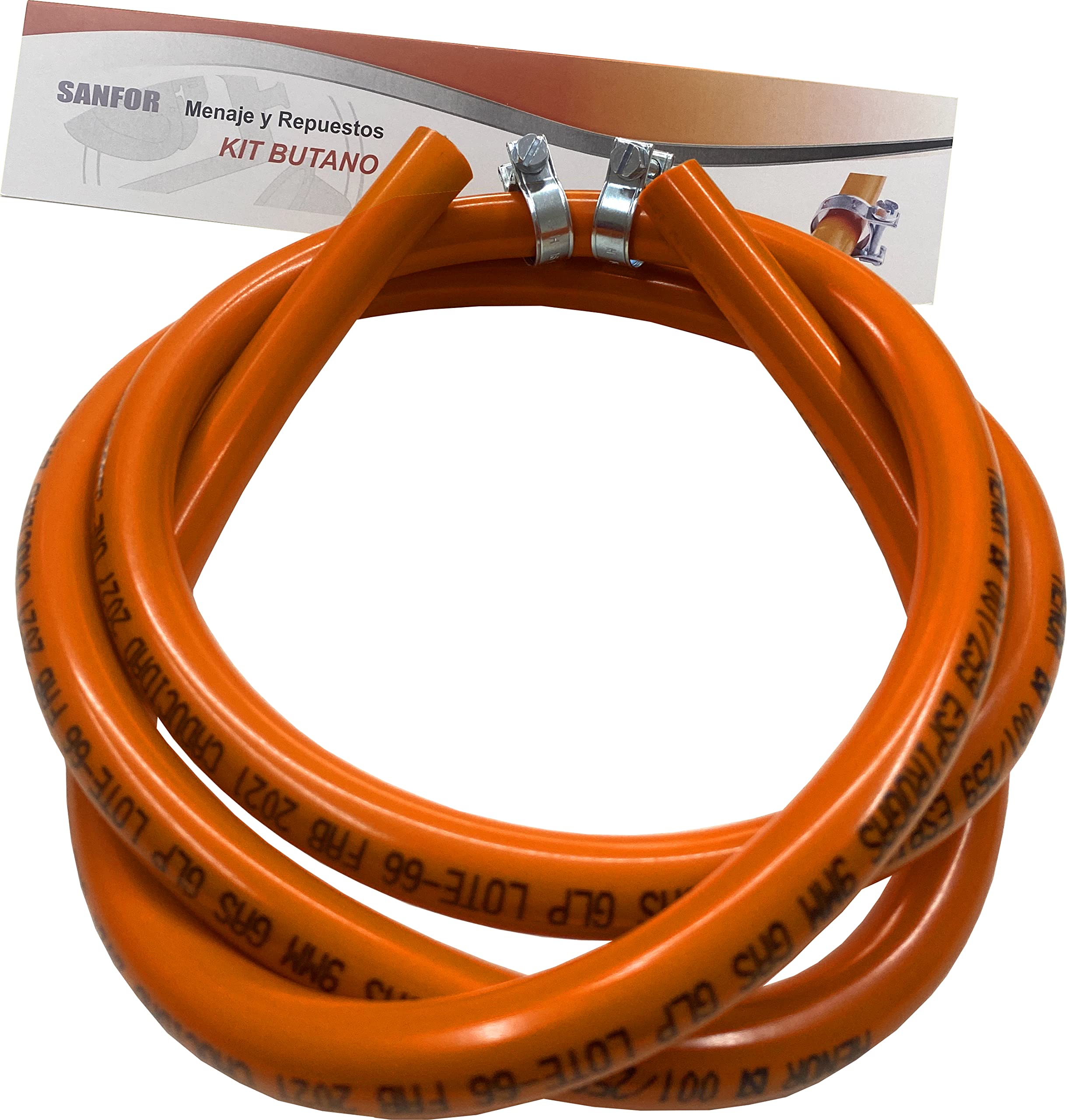 Sanfor Blíster goma butano Blister kit Rubber Butane, Orange, CURVADA