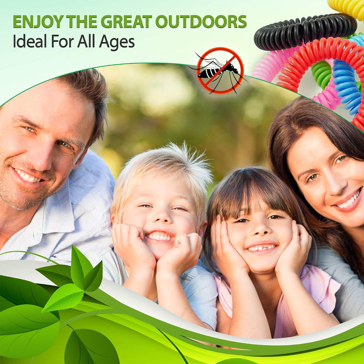 Tanness 12 Pack Mosquito Repellent Bracelet, Non-Toxic DEET-Free Bug & Insect Repellent Bands, Waterproof Mosquito Bands - Image 4