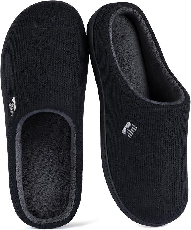 Zapatilla de dos tonos Mujer, 38/39 EU, Negro Y Gris