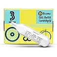 CyclingDeal 16g or 25g Threaded CO2 Cartridges Refills for Bike Bicycle Pump CO2 Inflator Heads - Great Refill for Mountain or Road Bikes Tires