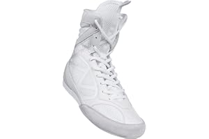 CORE Boxing Shoes - Lightweight Boxing Shoes for Men & Women - Boxing Training Shoes with High Support – High Traction Boxing Boots - Breathable Lace Up Boxer Shoes – Mens Kickboxing Shoes