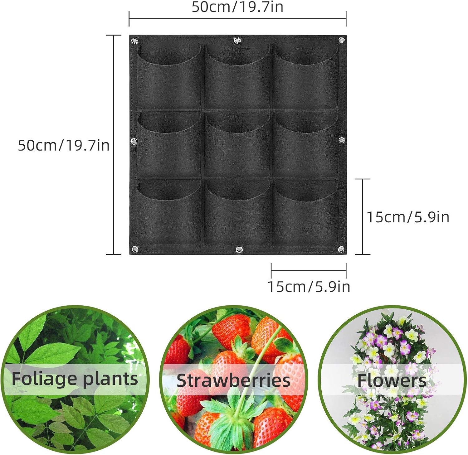 LITLANDSTAR Hanging Planting Grow Bags - Image 4
