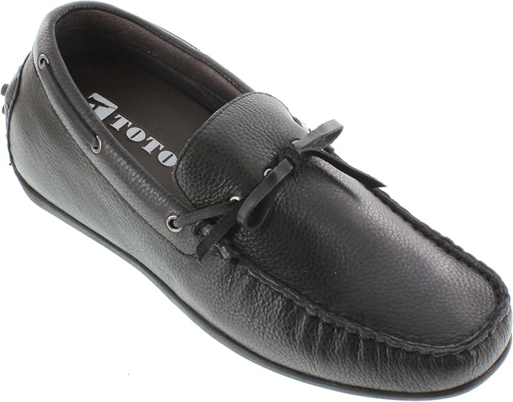 lightweight black leather shoes