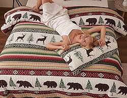 Quilt Set King Size Rustic Bedspread Coverlet King