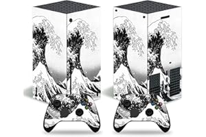 CXWITHY Skin Sticker for Xbox Series X, Protective Cover Wrap Vinyl Decal Compatible with Console and Wireless Controller (Multi)