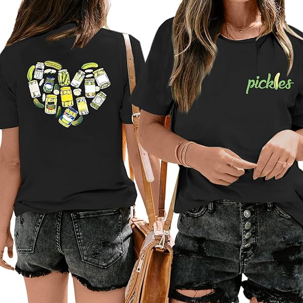 Pickle Shirts for Women Either You Love Pickles or You're Wrong
